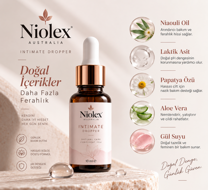 Niolex Intimate Dropper - Hassas Bölge Koku & Ferahlık Bakımı